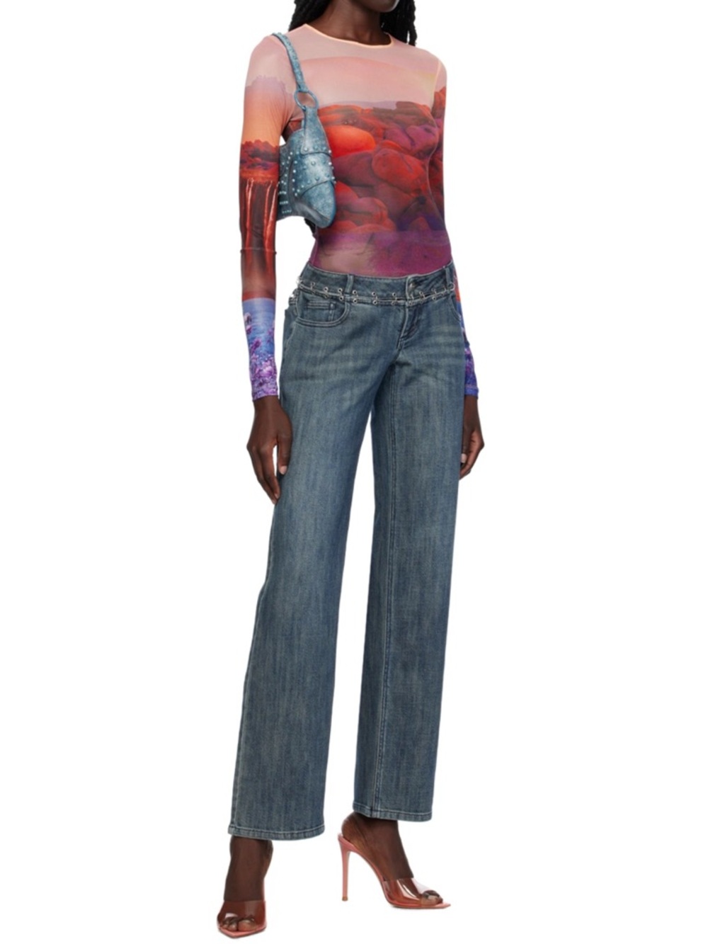 Miaou Marco Denim Jeans Sz XL 90s Y2K‎